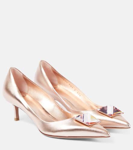 One Stud embellished leather pumps - Valentino Garavani - Modalova