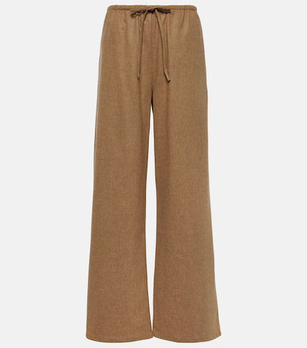 Wool and cashmere wide-leg pants - Asceno - Modalova