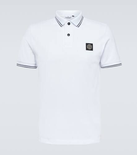 Compass cotton-blend piquÃ© polo shirt - Stone Island - Modalova