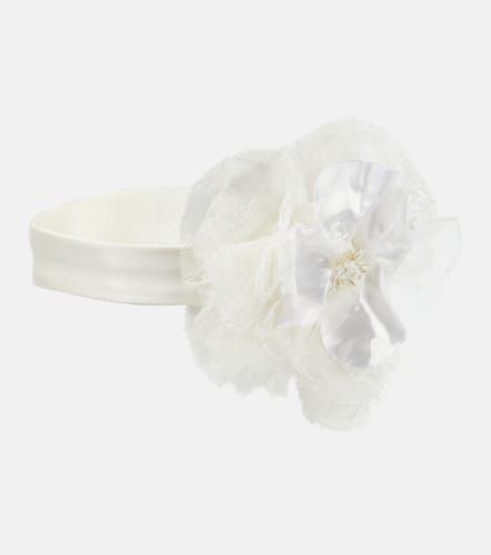 Floral-appliquÃ© lace-trimmed choker - Dolce&Gabbana - Modalova