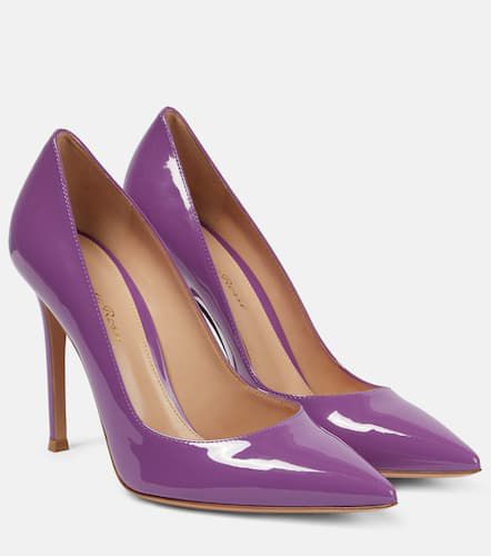 Gianvito 105 patent leather pumps - Gianvito Rossi - Modalova