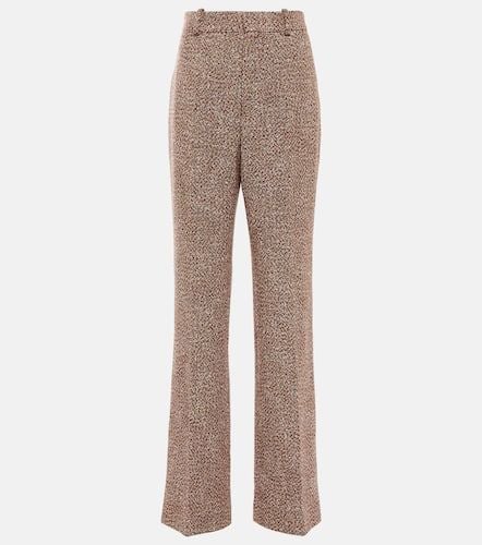 ChloÃ© Mid-rise wide-leg tweed pants - Chloe - Modalova