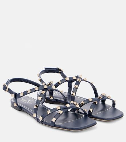 Rockstud leather sandals - Valentino Garavani - Modalova