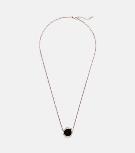 Antifer 18kt rose gold pendant necklace with onyx and diamonds - Repossi - Modalova