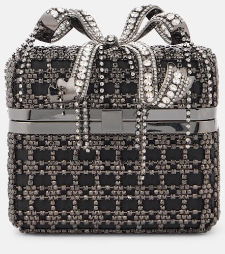 Bow-detail crystal-embellished shoulder bag - Self-Portrait - Modalova