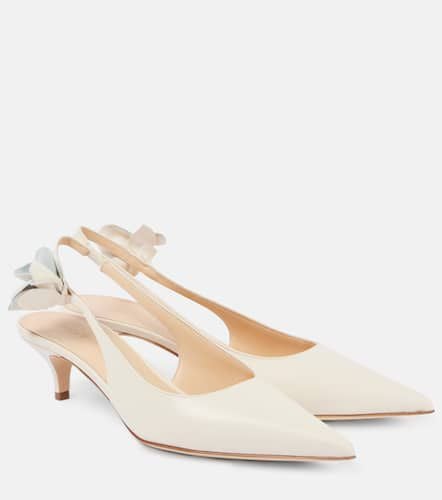 Bridal leather slingback pumps - Magda Butrym - Modalova