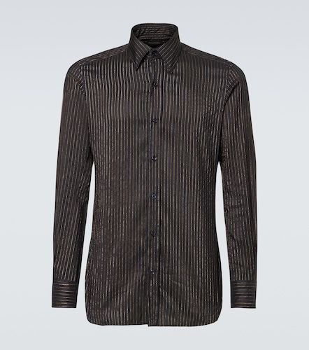 Tom Ford Camicia in seta con lamé - Tom Ford - Modalova