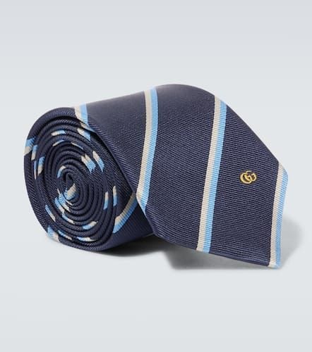 Gucci Embroidered silk jacquard tie - Gucci - Modalova