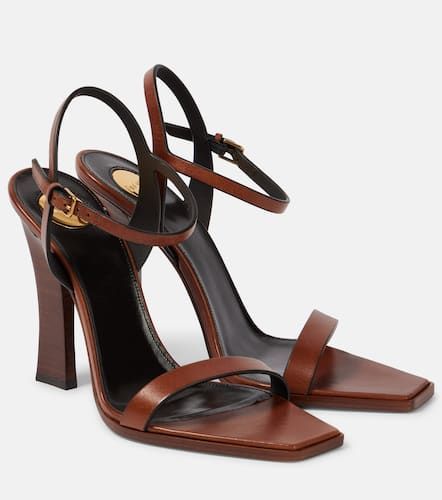 Susan 110 leather sandals - Saint Laurent - Modalova