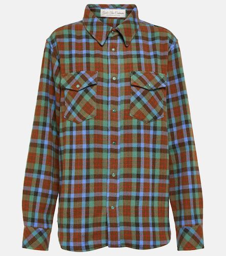 Moss tartan cashmere shirt - God's True Cashmere - Modalova