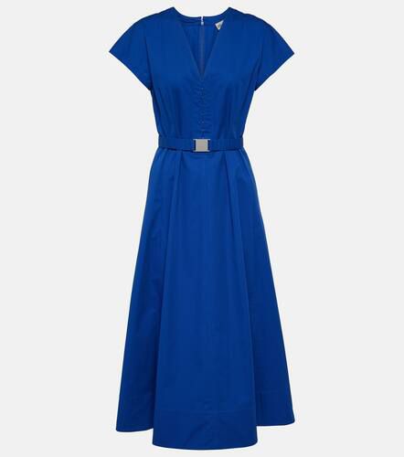 Belted cotton poplin midi dress - Tory Burch - Modalova