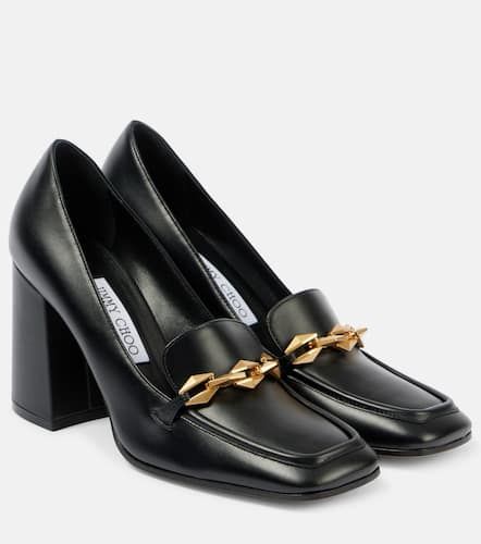 Loafer-Pumps Diamond Tilda 85 aus Leder - Jimmy Choo - Modalova