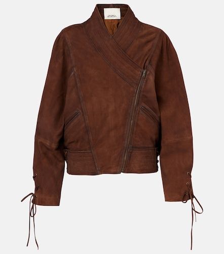 Edina asymmetric suede jacket - Isabel Marant - Modalova