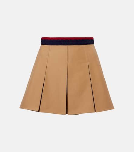 Moncler Pleated cotton miniskirt - Moncler - Modalova