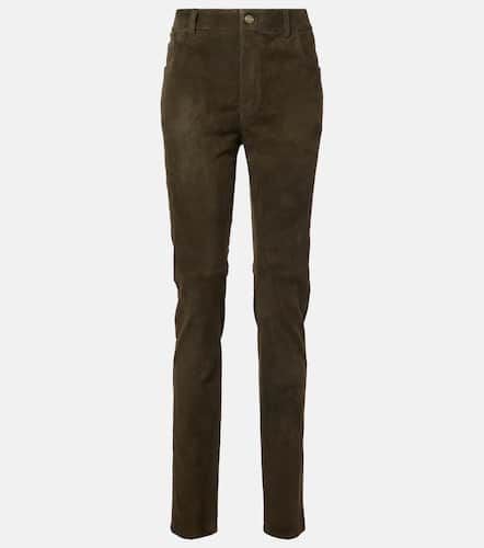 Chloé Pantaloni slim in suede - Chloe - Modalova