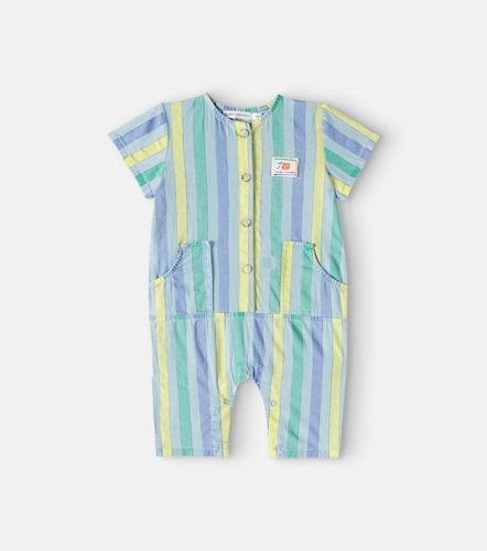 Bebé - mono en denim a rayas - Bobo Choses - Modalova