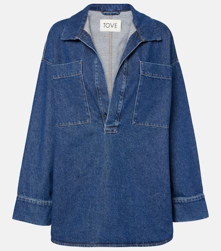 Tove Sonny denim blouse - Tove - Modalova