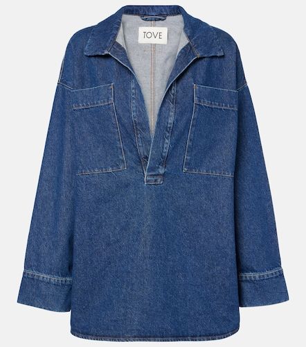Tove Sonny denim blouse - Tove - Modalova