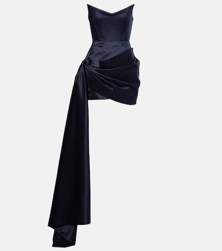 Vestido con corsé de algodón y seda - Alex Perry - Modalova