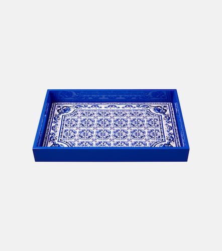 Bandeja Blu Mediterraneo de madera - Dolce&Gabbana Casa - Modalova