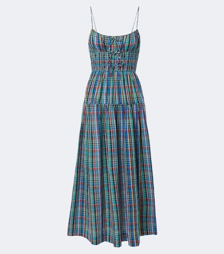 Dôen Vestido midi Brielle de algodón a cuadros - Doen - Modalova