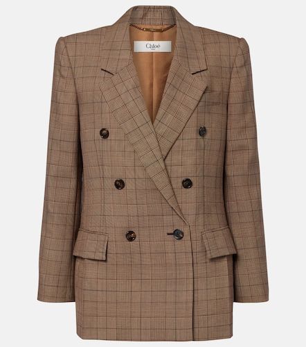 Chloe Checked wool blazer - Chloe - Modalova