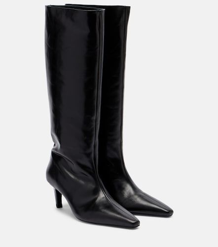 JUDE Cave leather knee-high boots - JUDE - Modalova