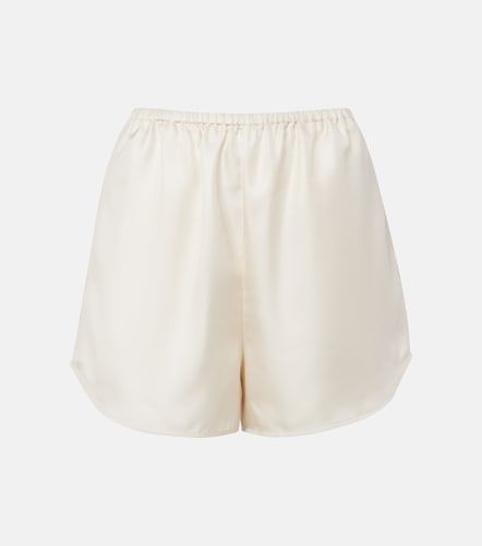 Cabo silk satin shorts - Loulou de Saison - Modalova