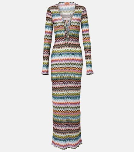 Abito lungo Zig Zag con lamé - Missoni - Modalova