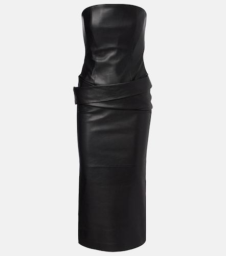Alex Perry Midikleid aus Leder - Alex Perry - Modalova
