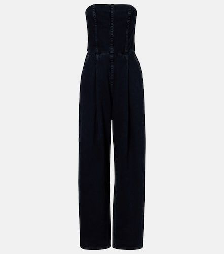Agyness denim bustier jumpsuit - Agolde - Modalova