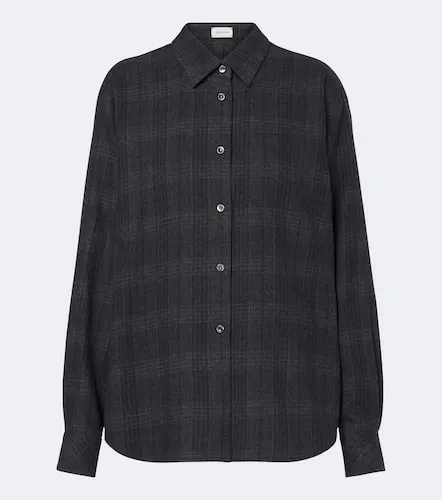Plaid virgin wool shirt - Magda Butrym - Modalova