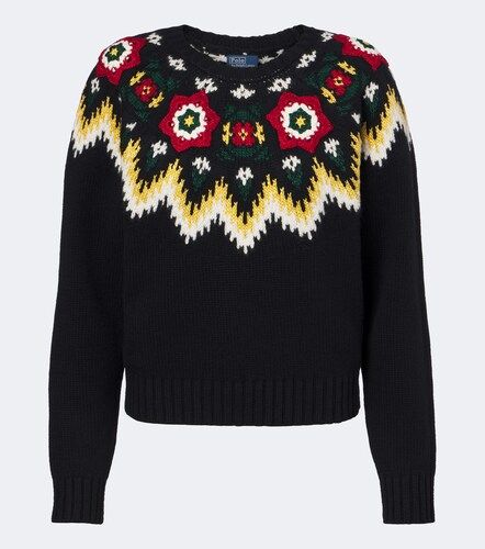 Pullover in lana e cotone crochet - Polo Ralph Lauren - Modalova