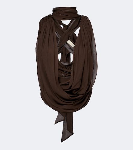 De La Vali Top Isolde in georgette - De La Vali - Modalova