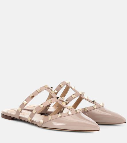 Rockstud patent leather slippers - Valentino Garavani - Modalova