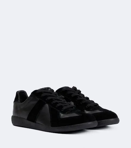Replica leather and suede sneakers - Maison Margiela - Modalova