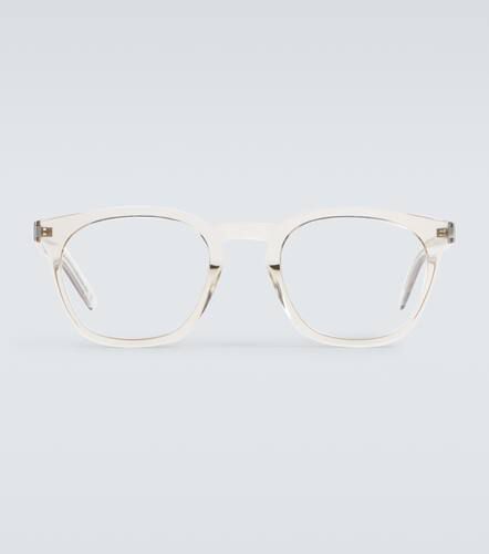 SL30 Slim acetate squared glasses - Saint Laurent - Modalova