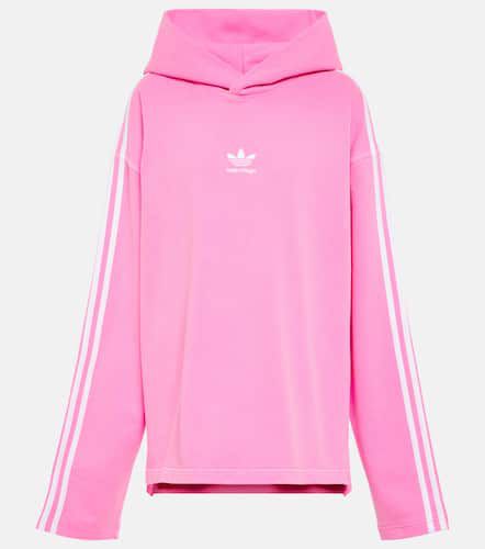 X Adidas - Felpa in cotone con cappuccio - Balenciaga - Modalova