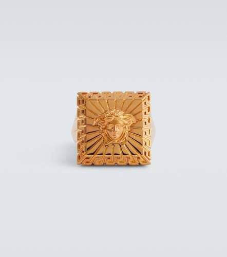 Versace Medusa square ring - Versace - Modalova