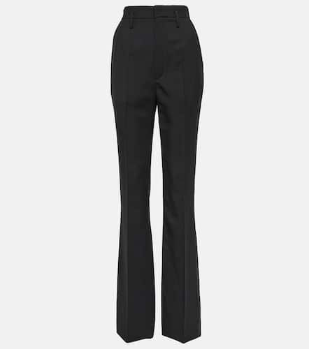 Wool twill high-rise pants - Saint Laurent - Modalova