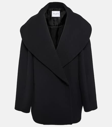 AlaÃ¯a Cocoon wrap virgin wool coat - Alaia - Modalova