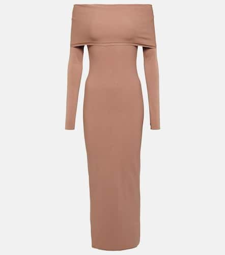 AlaÃ¯a Off-shoulder jersey midi dress - Alaia - Modalova