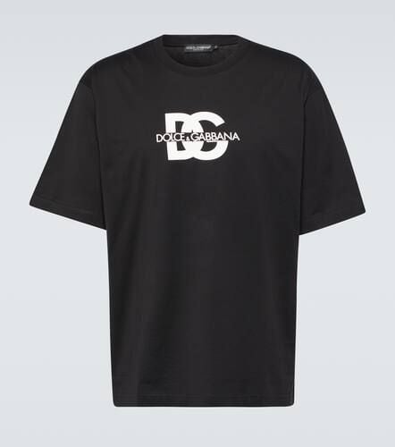 Logo cotton jersey T-shirt - Dolce&Gabbana - Modalova