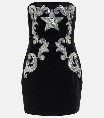 Balmain Abito corto in velluto - Balmain - Modalova