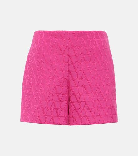 Valentino VLogo cotton-blend shorts - Valentino - Modalova