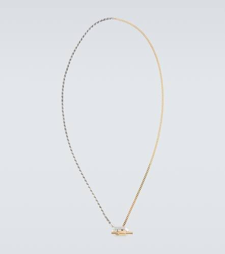 Facet 18kt gold-plated and sterling silver necklace - Bottega Veneta - Modalova