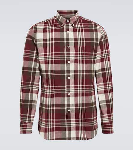 Madras flannel checked shirt - Brunello Cucinelli - Modalova