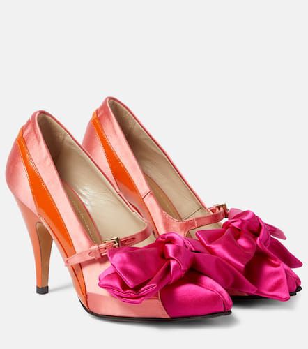 Tabi Monster satin bow 110 pumps - Maison Margiela - Modalova