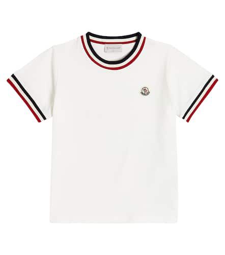 Moncler Enfant Logo cotton T-shirt - Moncler Enfant - Modalova