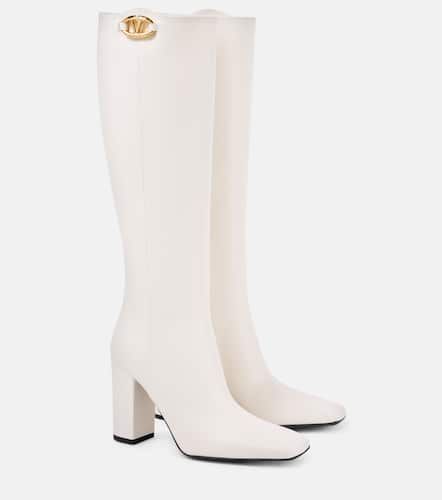 VLogo Bold 100 leather knee-high boots - Valentino Garavani - Modalova